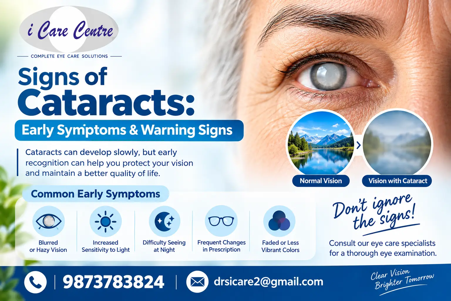 signs of cataracts